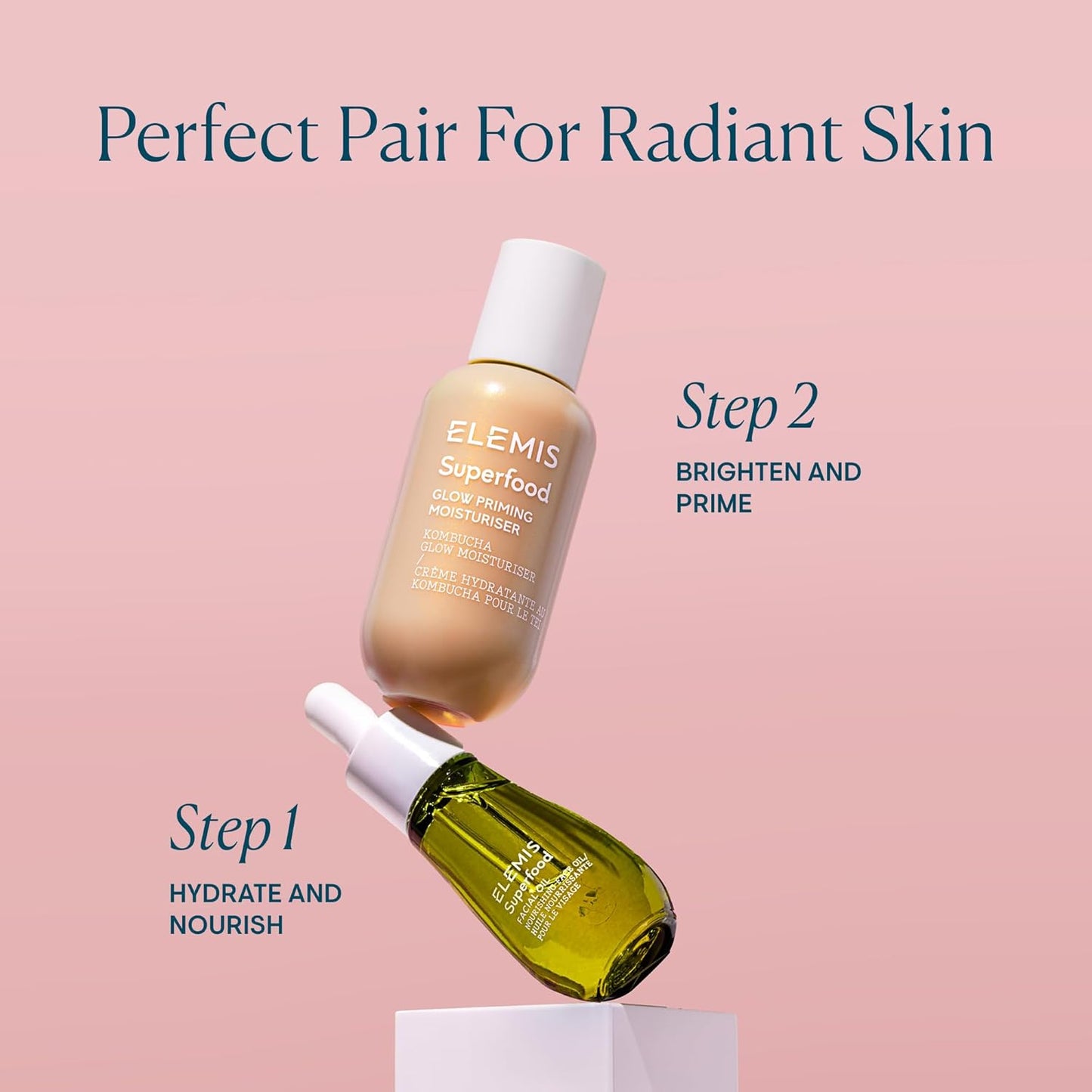 Superfood Glowy Primer – Hydrating & Brightening Primer for Smooth, Radiant Skin, Preps Face for Flawless Makeup Application and Glowing Complexion 60Ml