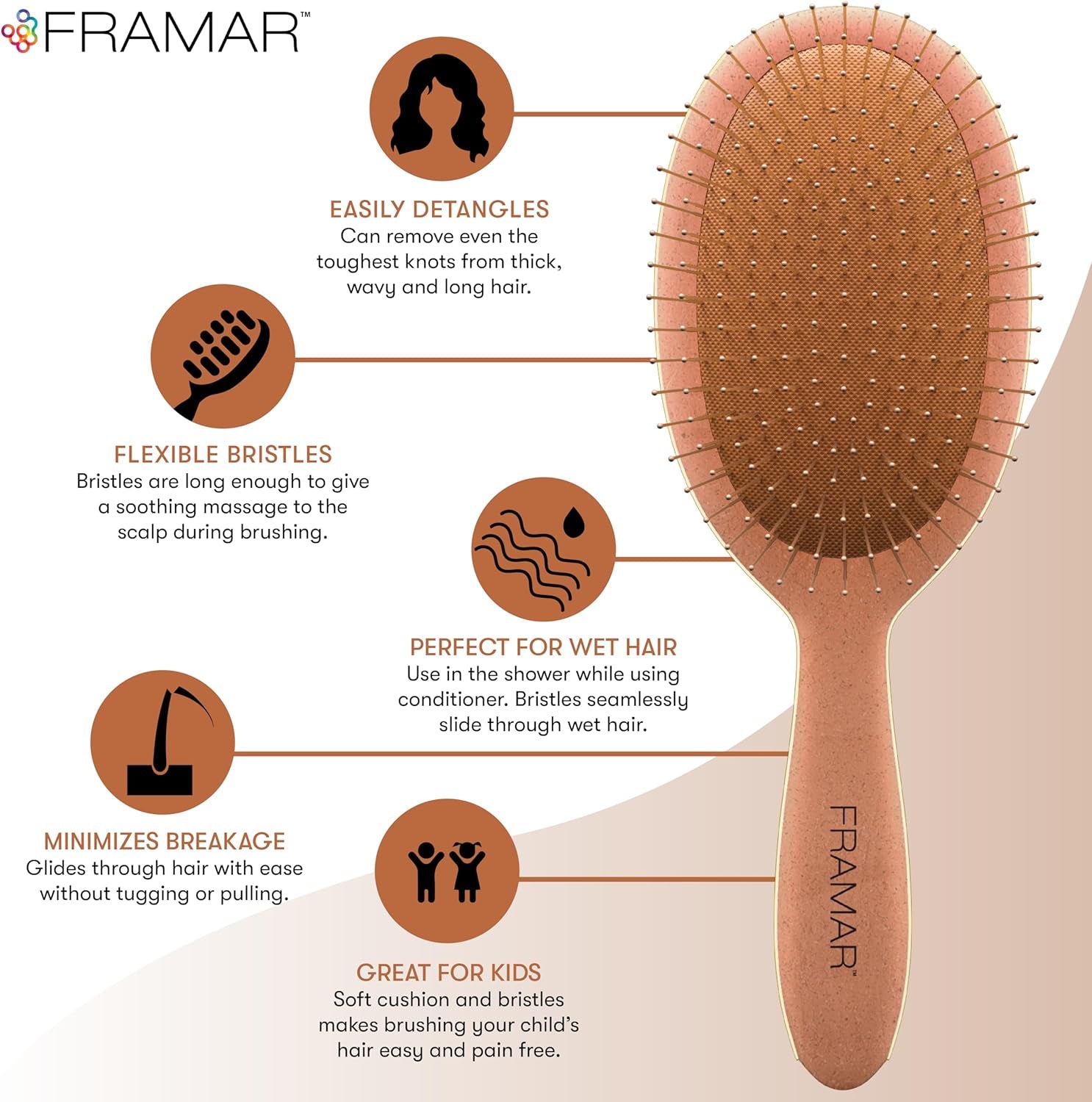 Wet Hair Brush-Detangler 